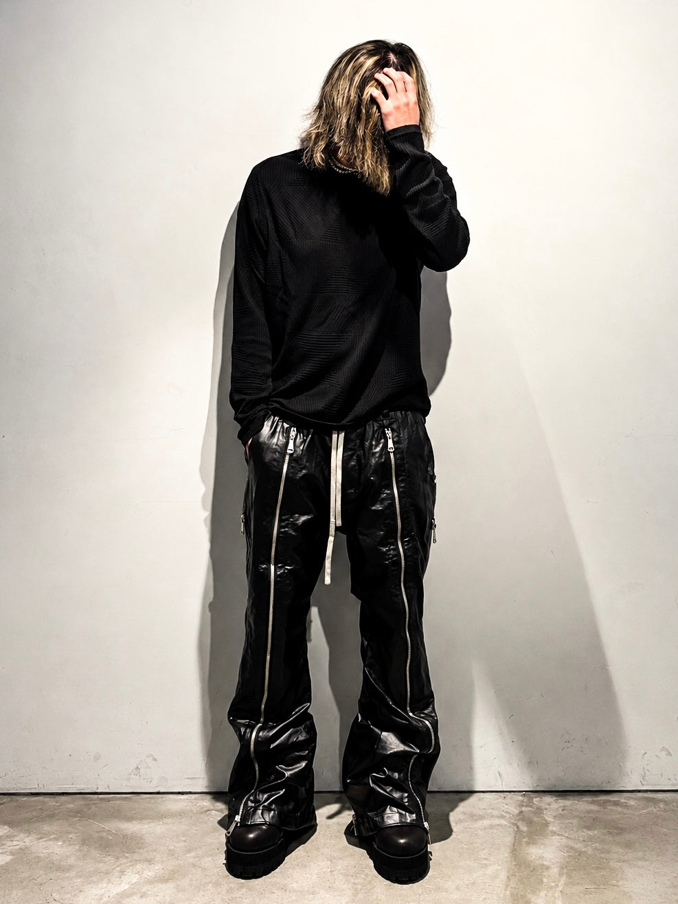 A.FARTEFACT【26FW】"zipped flared pants"