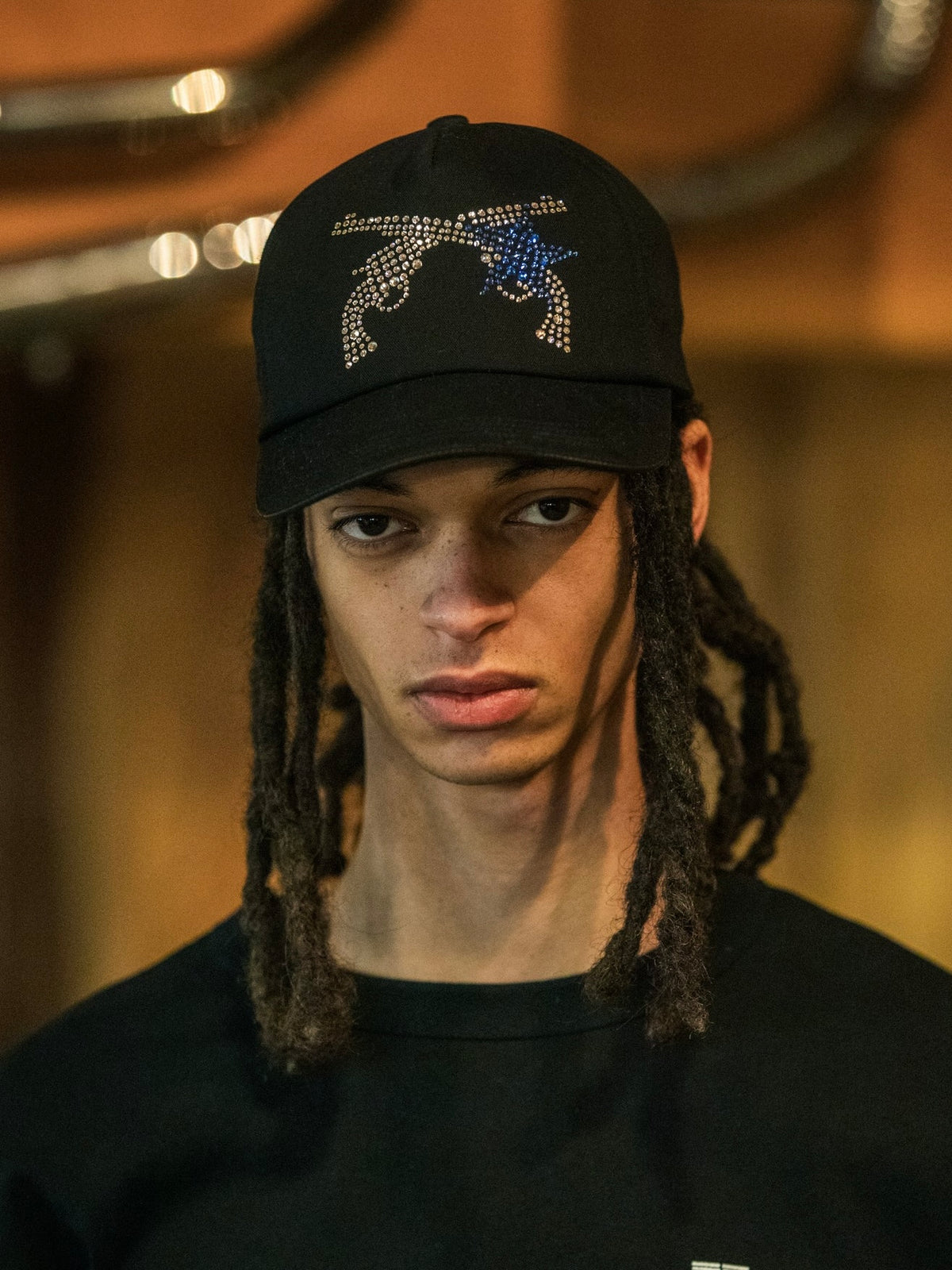CROSS GUN STAR BB CAP(BLACK×BLUE)