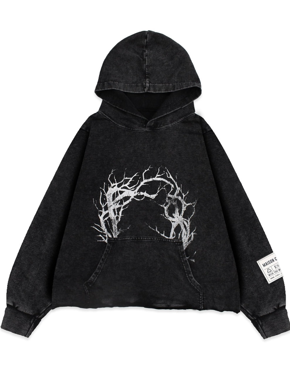 Cropped Hoodie "THE LIFE ON MARS"