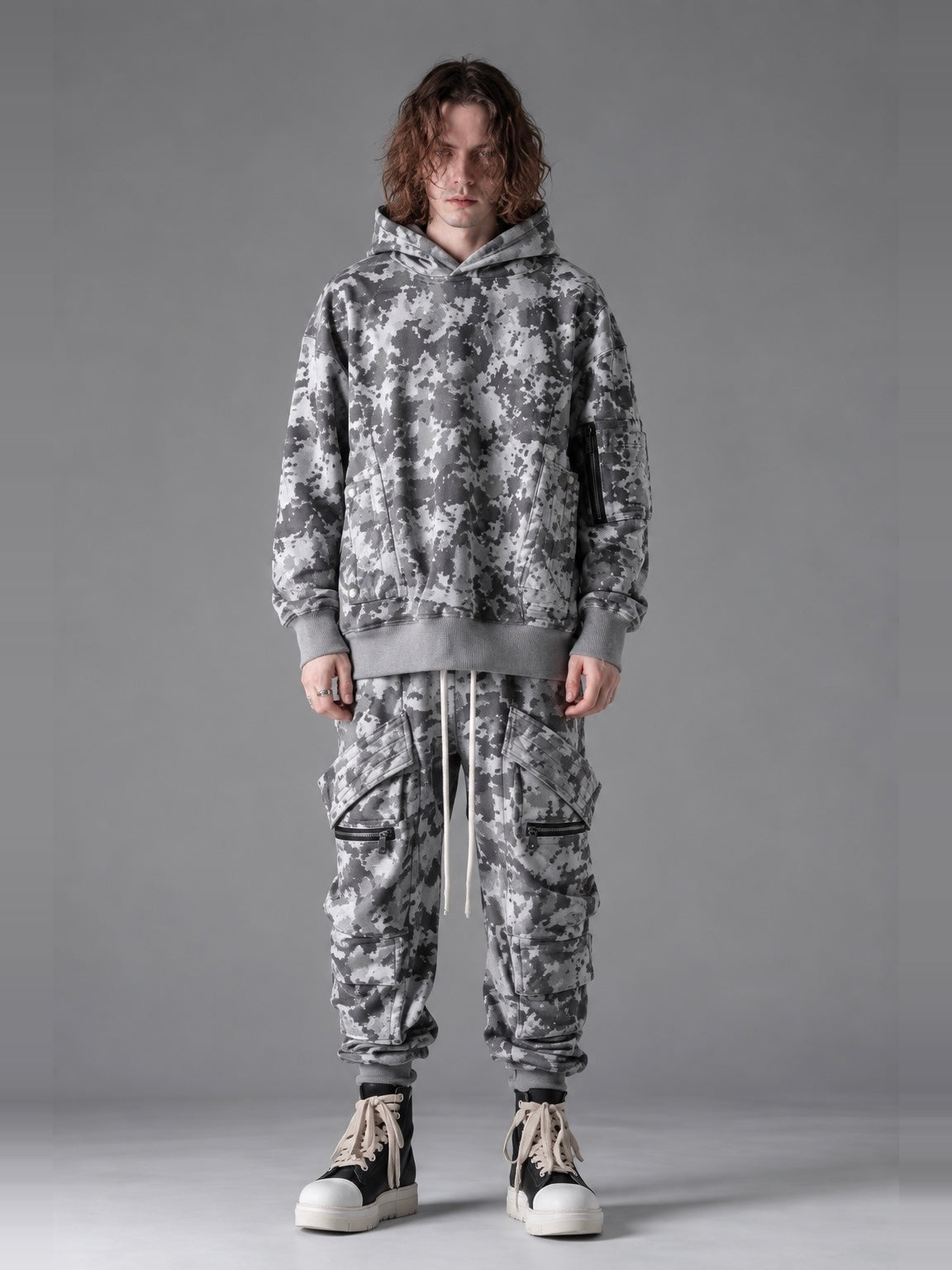 SWEAT BELT CARGO SAROUEL EASY(L.GREY)