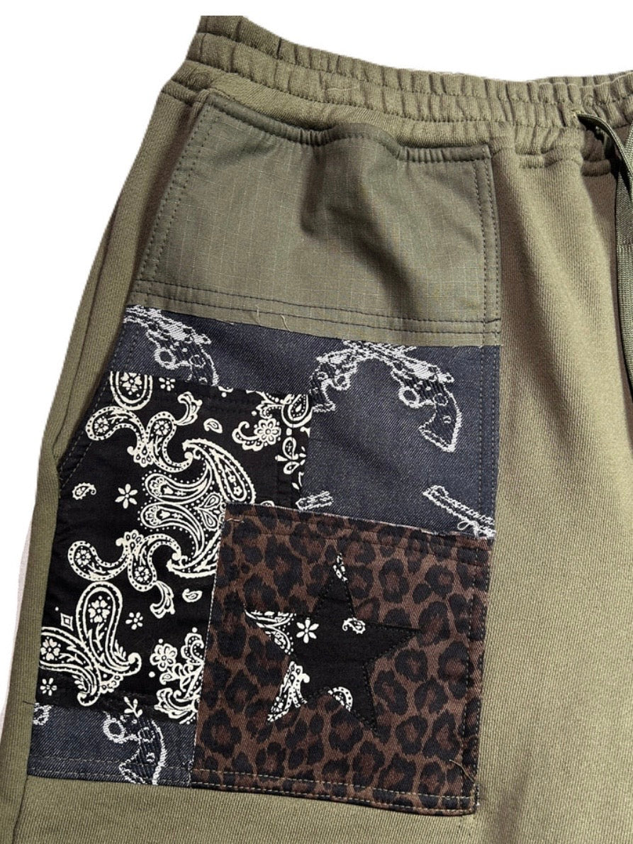 PATCH WORK REMAKE SHORTS