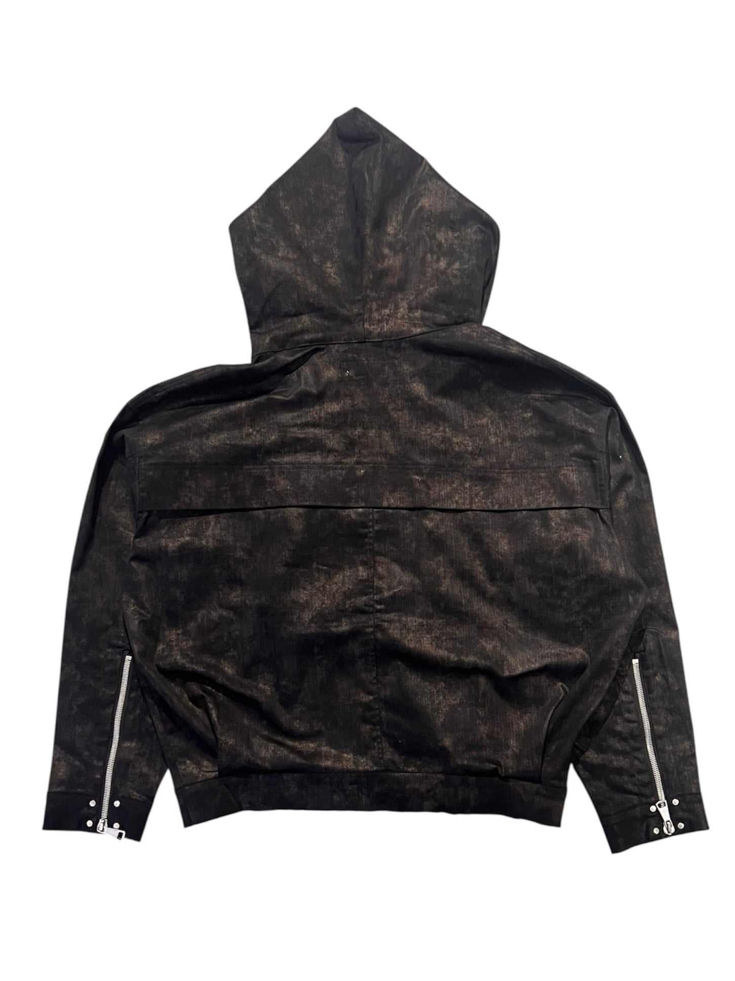 MILITARY HOODED BLOUSON METAL STEAM CAMOUFLAGE