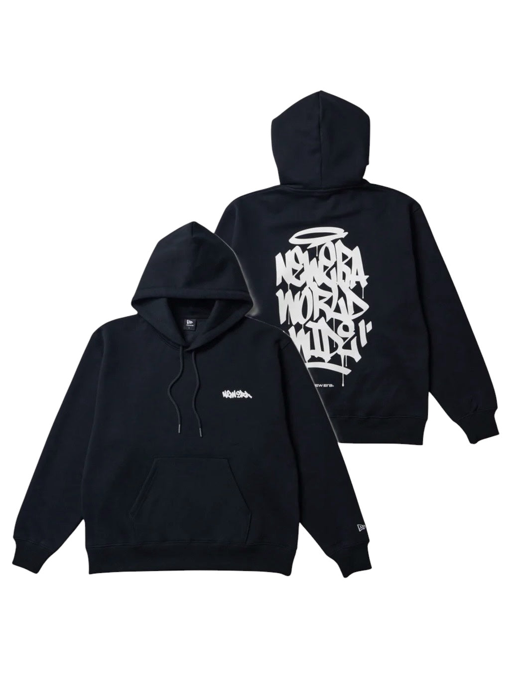 オーバーサイズド スウェット プルオーバー フーディー Tagging Logo ブラック