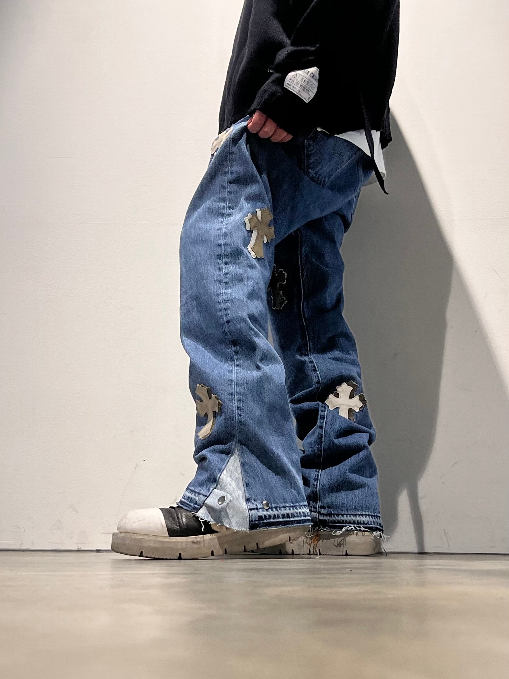 REMAKE CROS PATCH 2WAY DENIM
