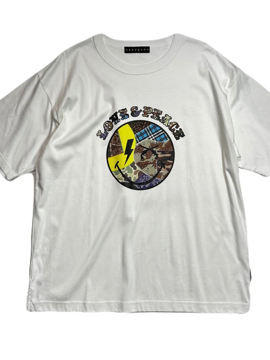PATCHWORK SMILE T-SHIRT