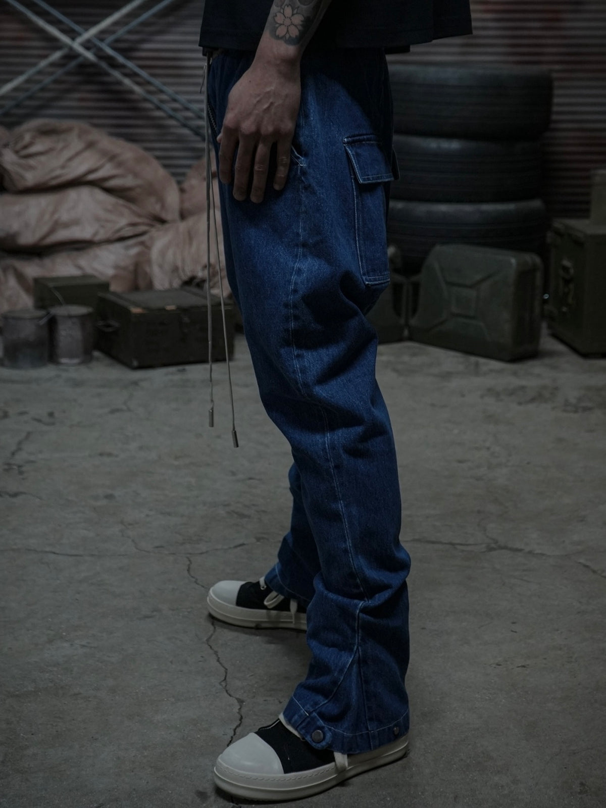 WASH DENIM PANTS FROGMAN 5YEAR
