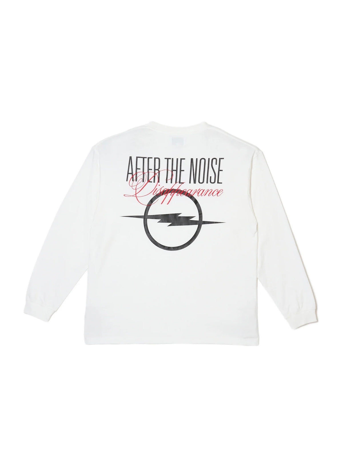 THE DISAPPEARANCE LONG SLEEVE T-SHIRTS / WHITE