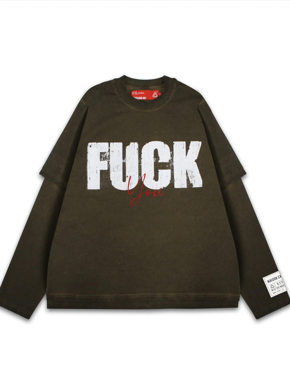 Long Sleeve T FUCK ''OUTBREAK''