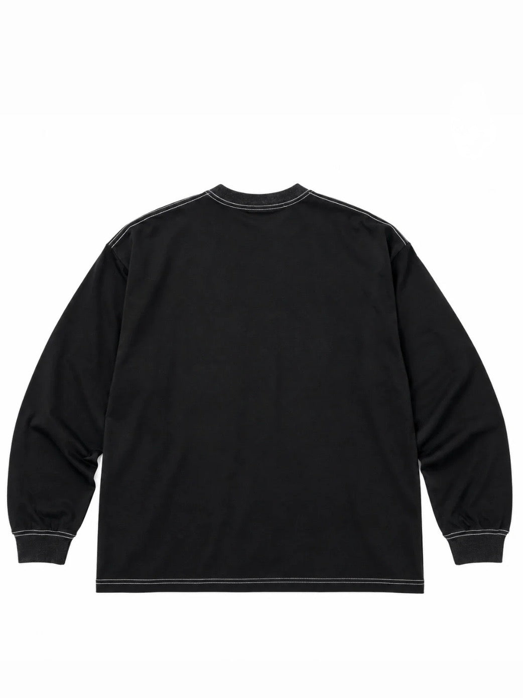 L/S TEE 'CTLS PILE EMB(BLACK)