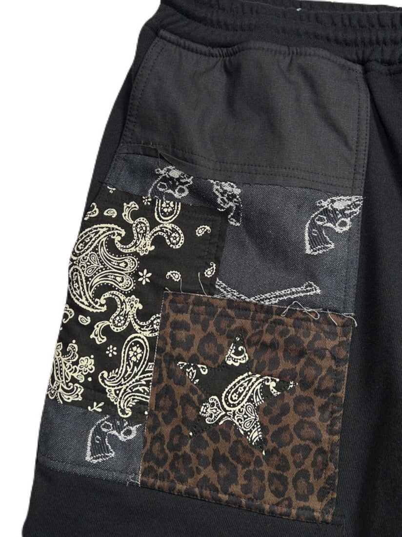 PATCH WORK REMAKE SHORTS