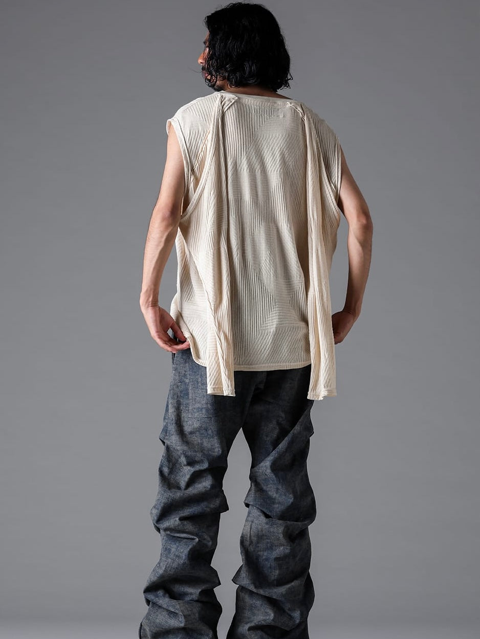 DEFORMED STRIPE PATTERN SHIVA LONG SLEEVE