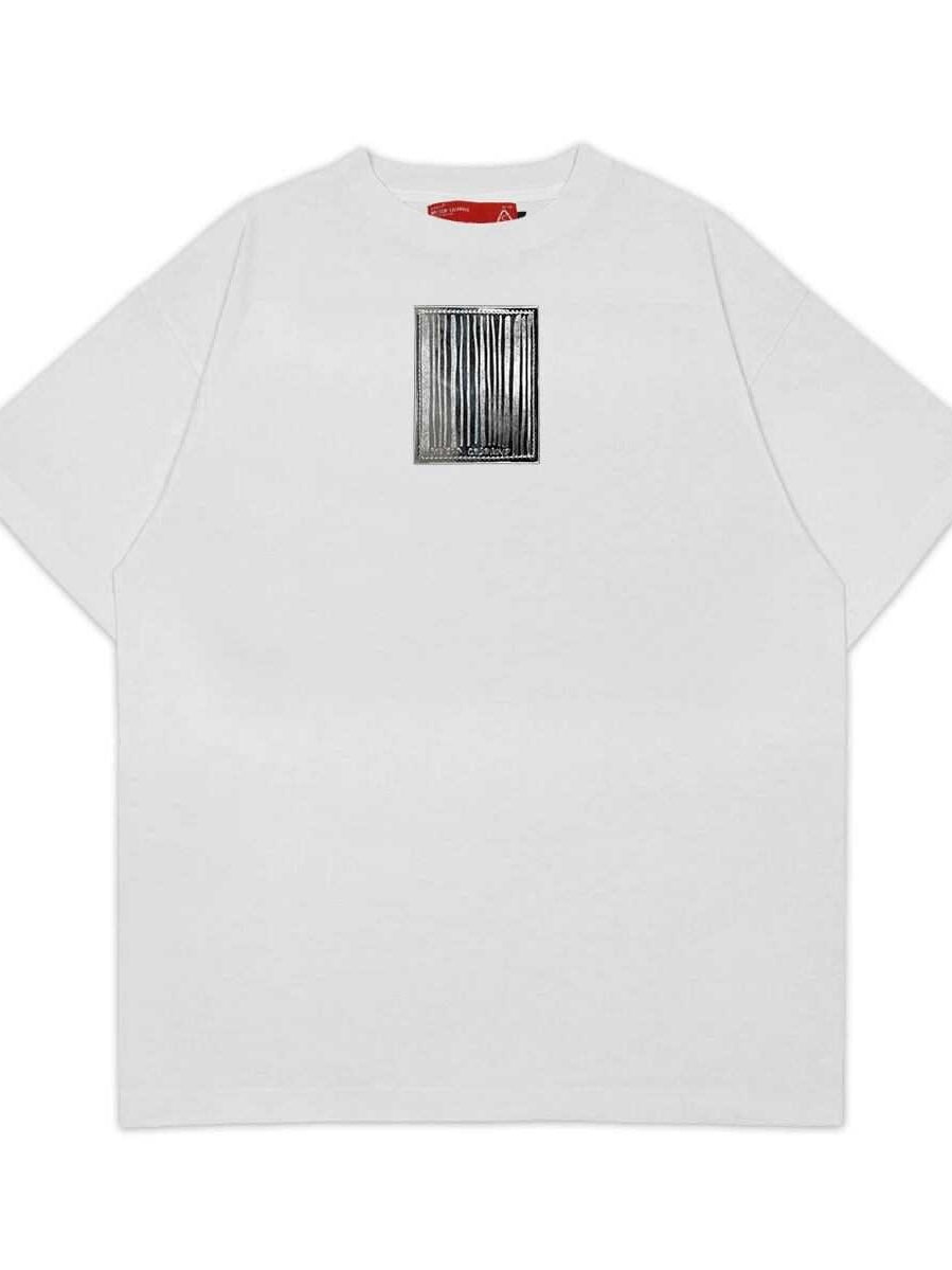 SILVER TAG TEE(WHITE)