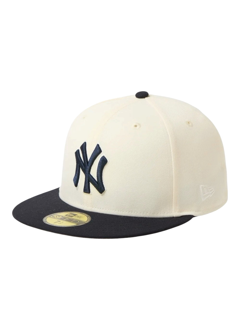59FIFTY MLB 2-Tone ニューヨーク・ヤンキースクロームホワイト/ネイビー