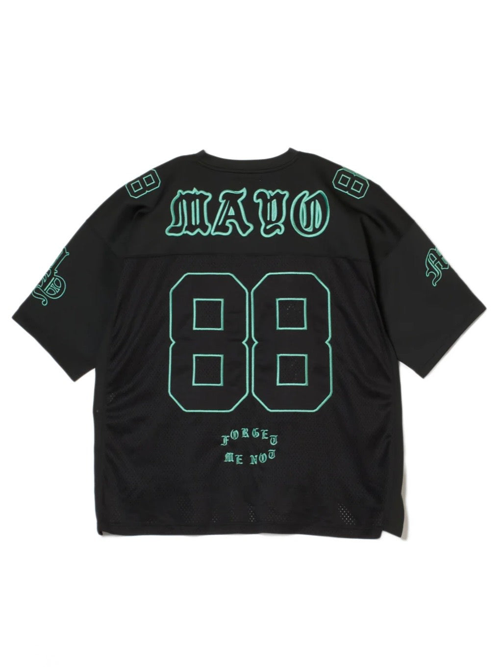 MAYO MESSAGE EMBROIDERY GAME SHORT SLEEVE SHIRT