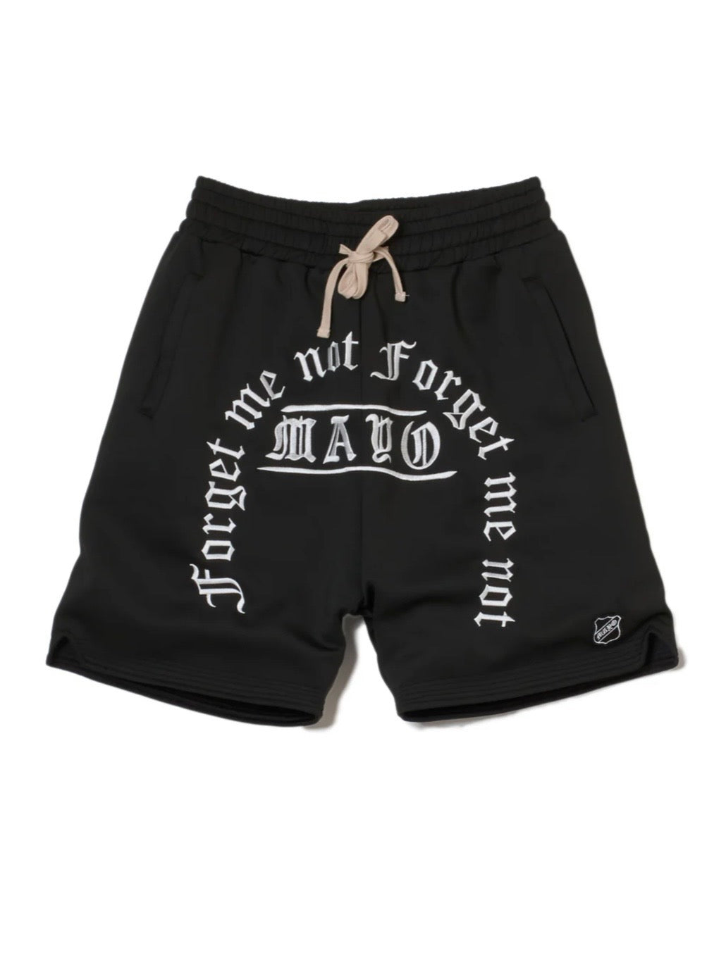 MAYO MESSAGE EMBROIDERY GAME SHORTS