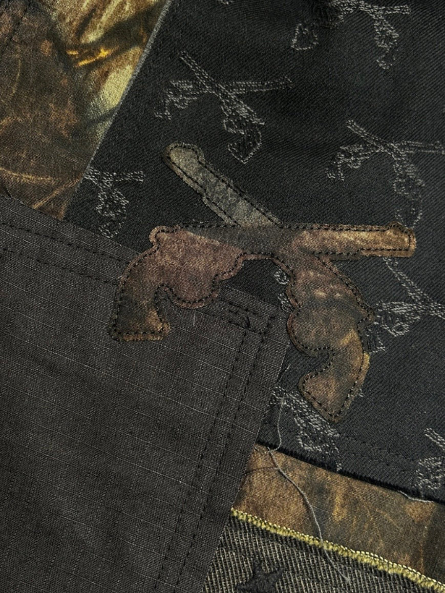 PATCH WORK REMAKE SHORTS