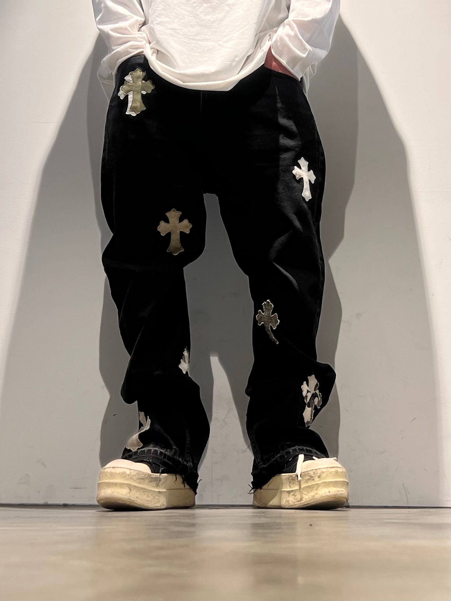 REMAKE CROS PATCH 2WAY DENIM