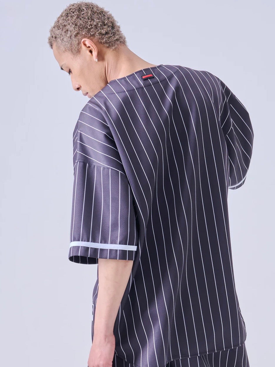 PATCH BASEBALL SHIRTS/BLACK