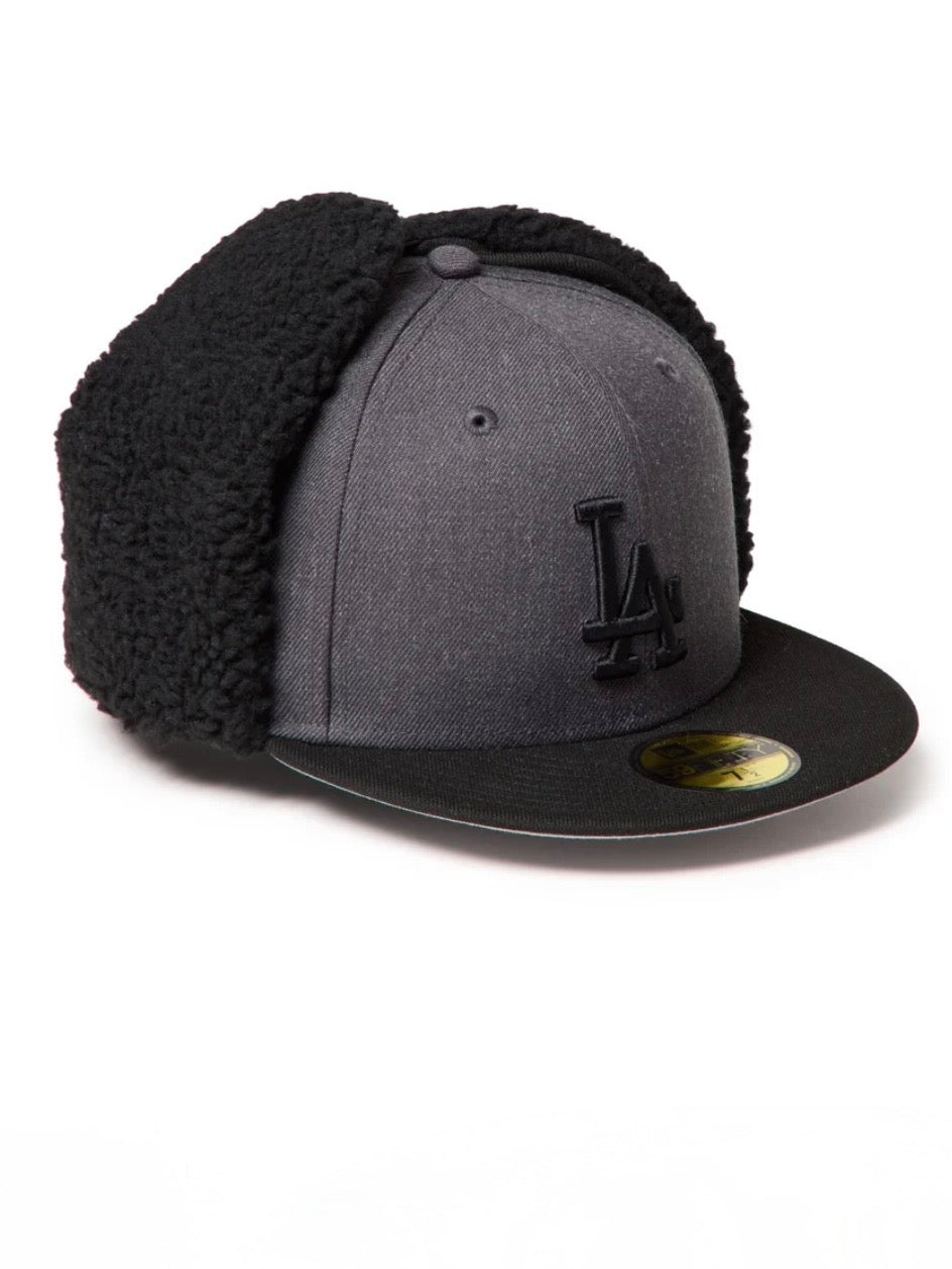 59FIFTY Dog Ear ドッグイヤー ロサンゼルス・ドジャース ヘザーグラファイト/ブラック