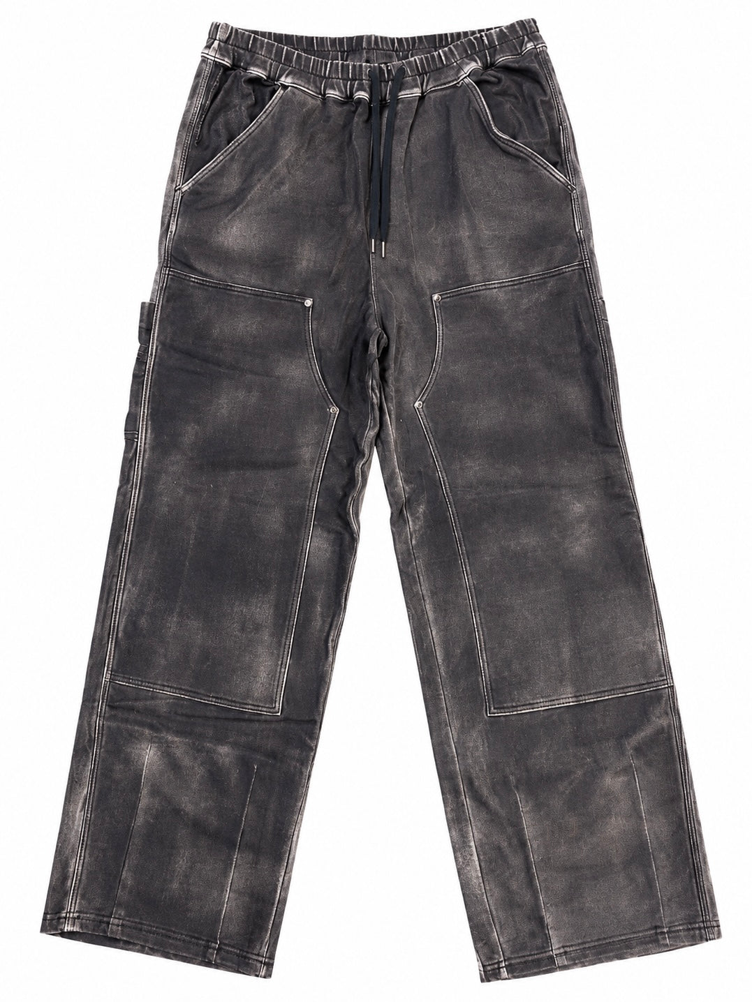 FOIL PRINT PANTS(GRAY)