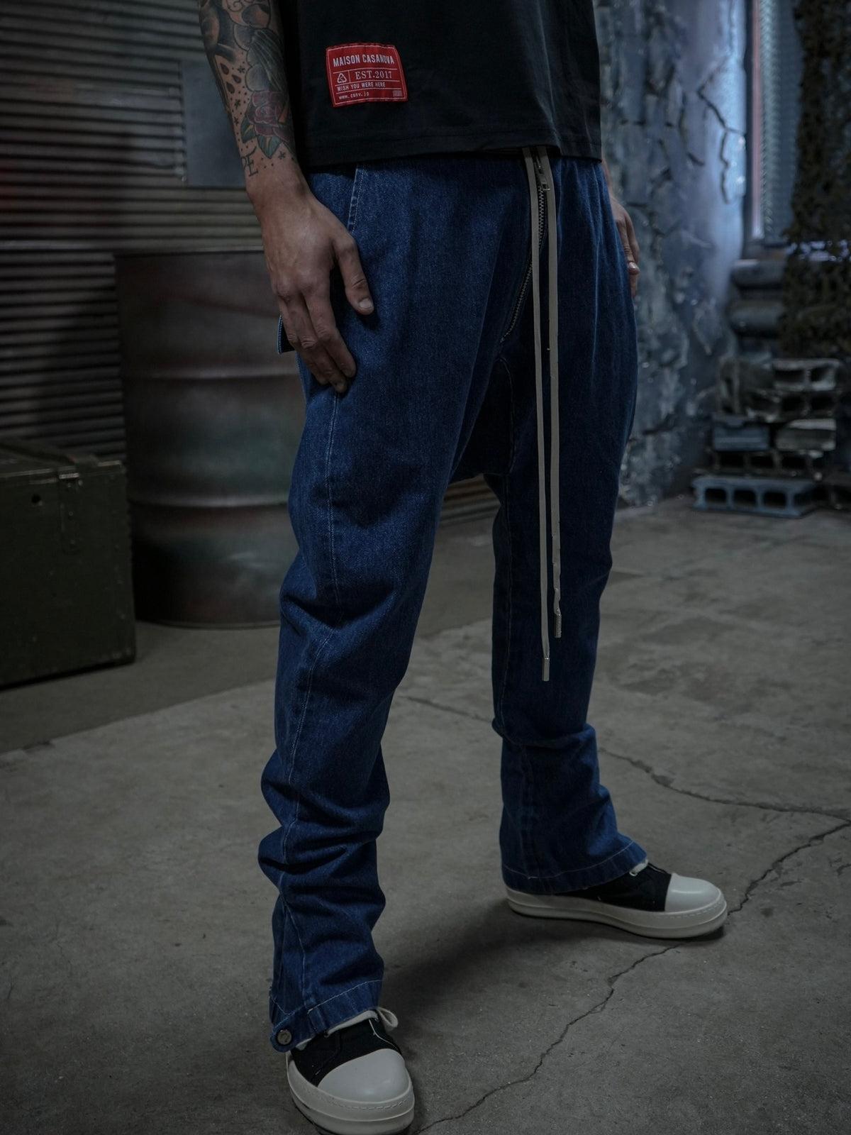 WASH DENIM PANTS FROGMAN 5YEAR