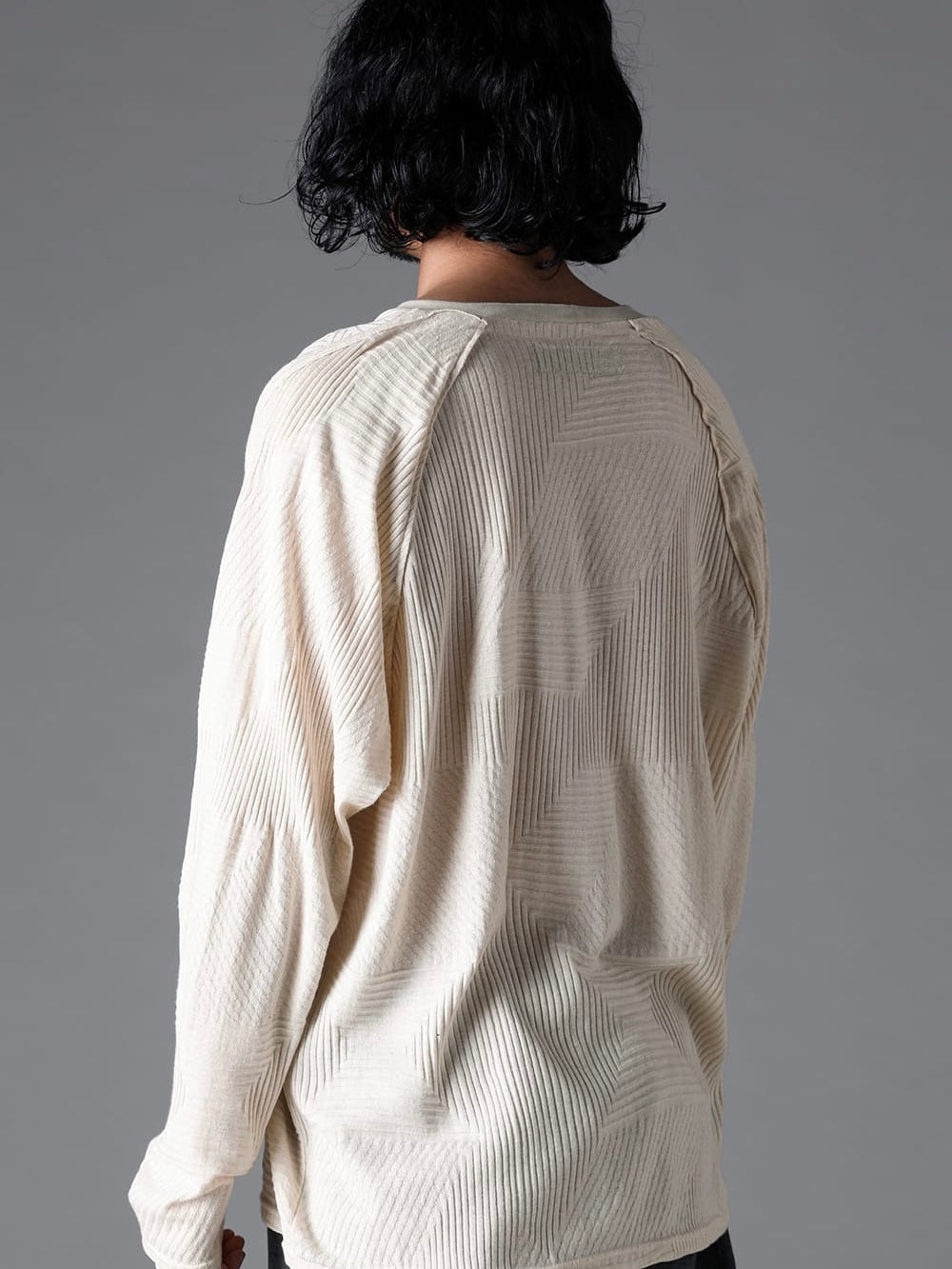 DEFORMED STRIPE PATTERN SHIVA LONG SLEEVE