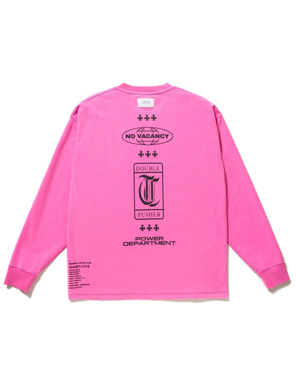NO VACANCY LONG SLEEVE T-SHIRTS