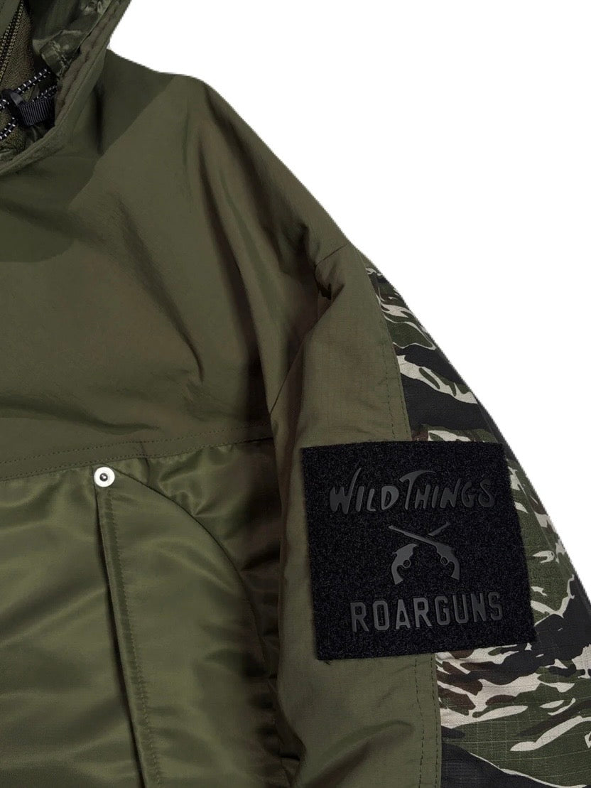 roarguns×WIDE THINGS SHORT MONSTER PARKA(KHAKI)
