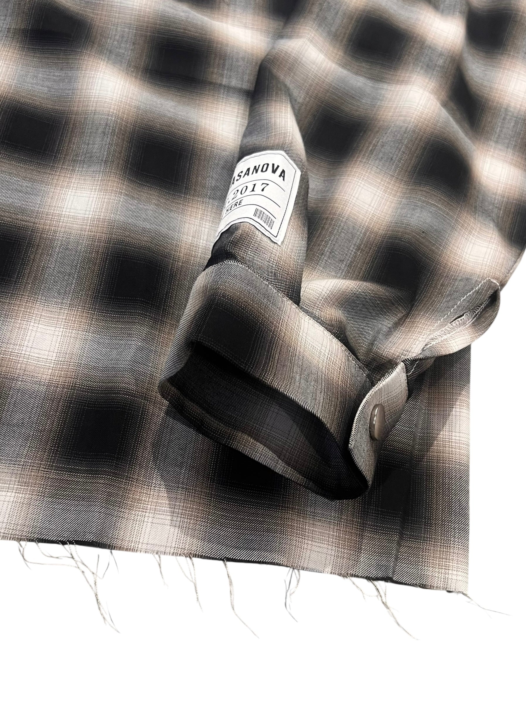 OMBRE CHECK SHIRTS JACKET FROGMAN