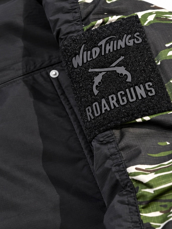 roarguns×WIDE THINGS SHORT MONSTER PARKA(BLACK)