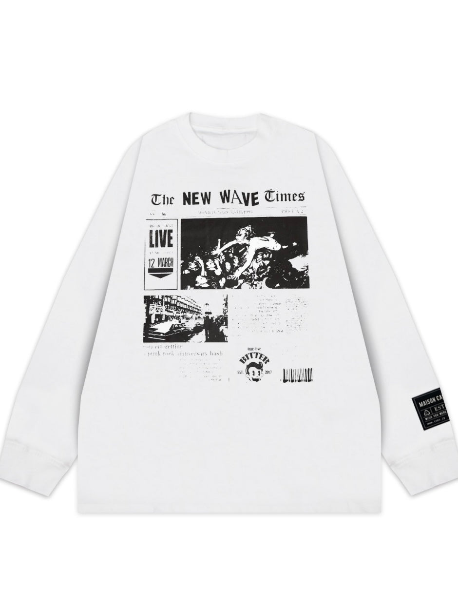 NEWS PAPER Long Sleeve
