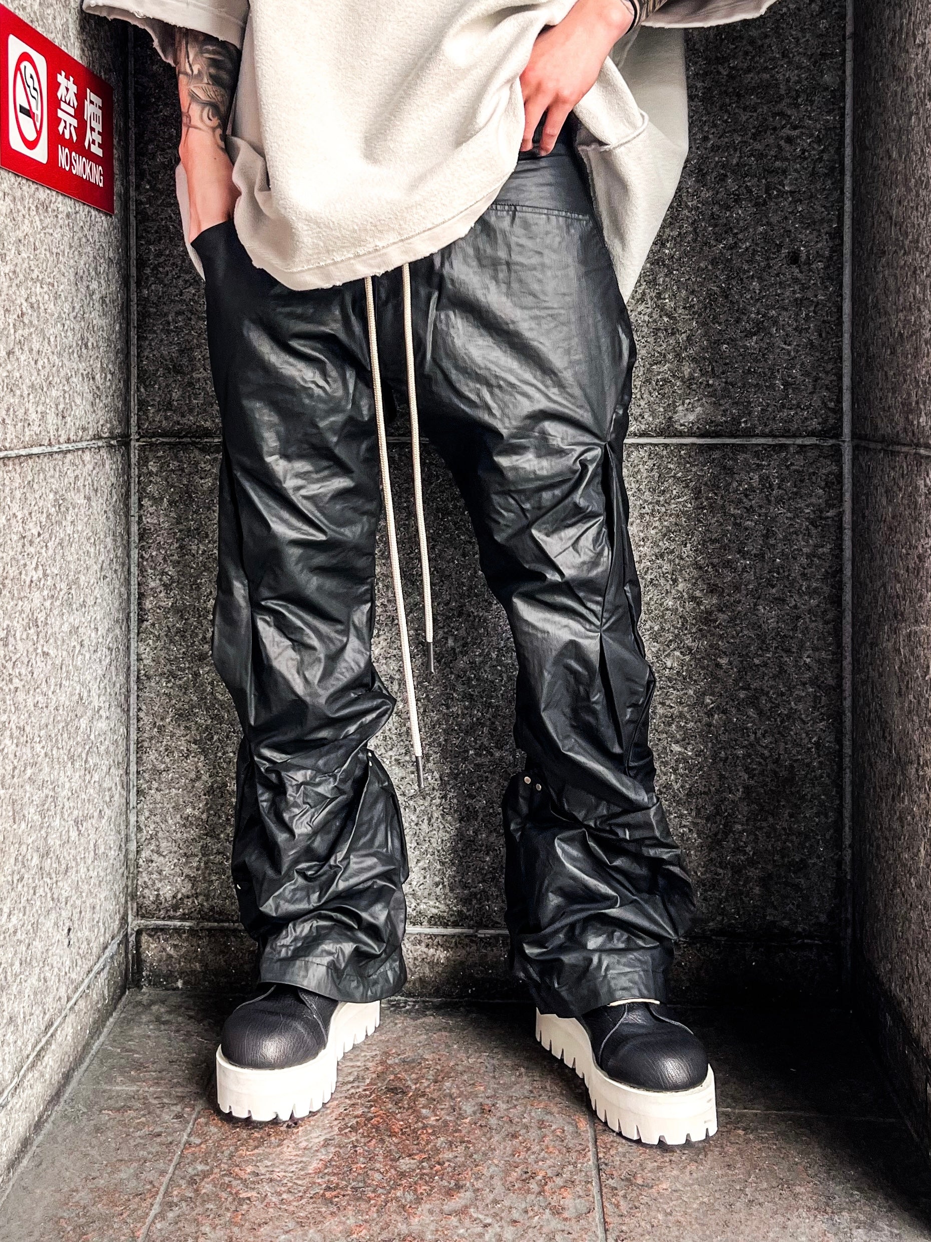 COATINGRANDOM TUCK BOOTS CUT
