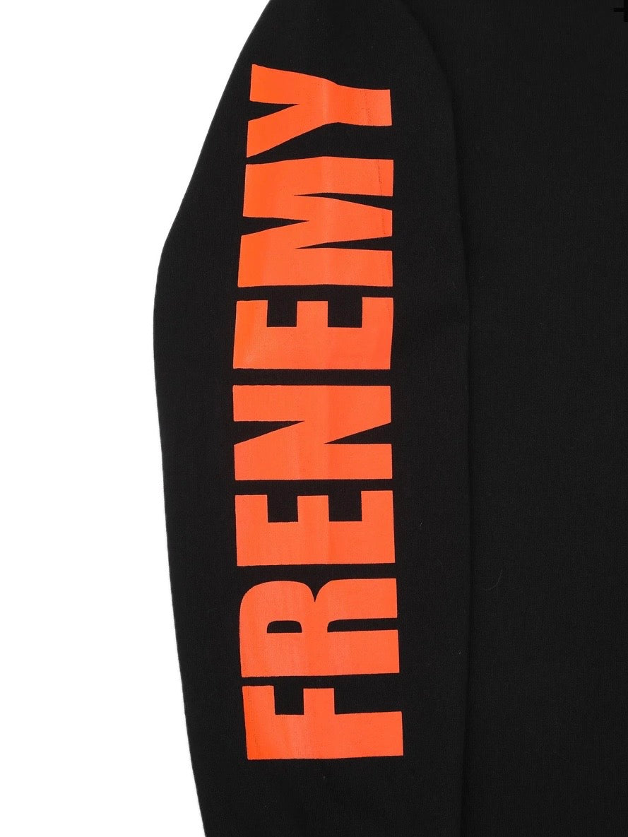 FRENEMY L/S TEE(BLACK×ORANGE)