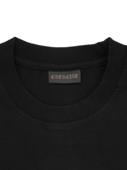 FRENEMY L/S TEE(BLACK×BEIGE)