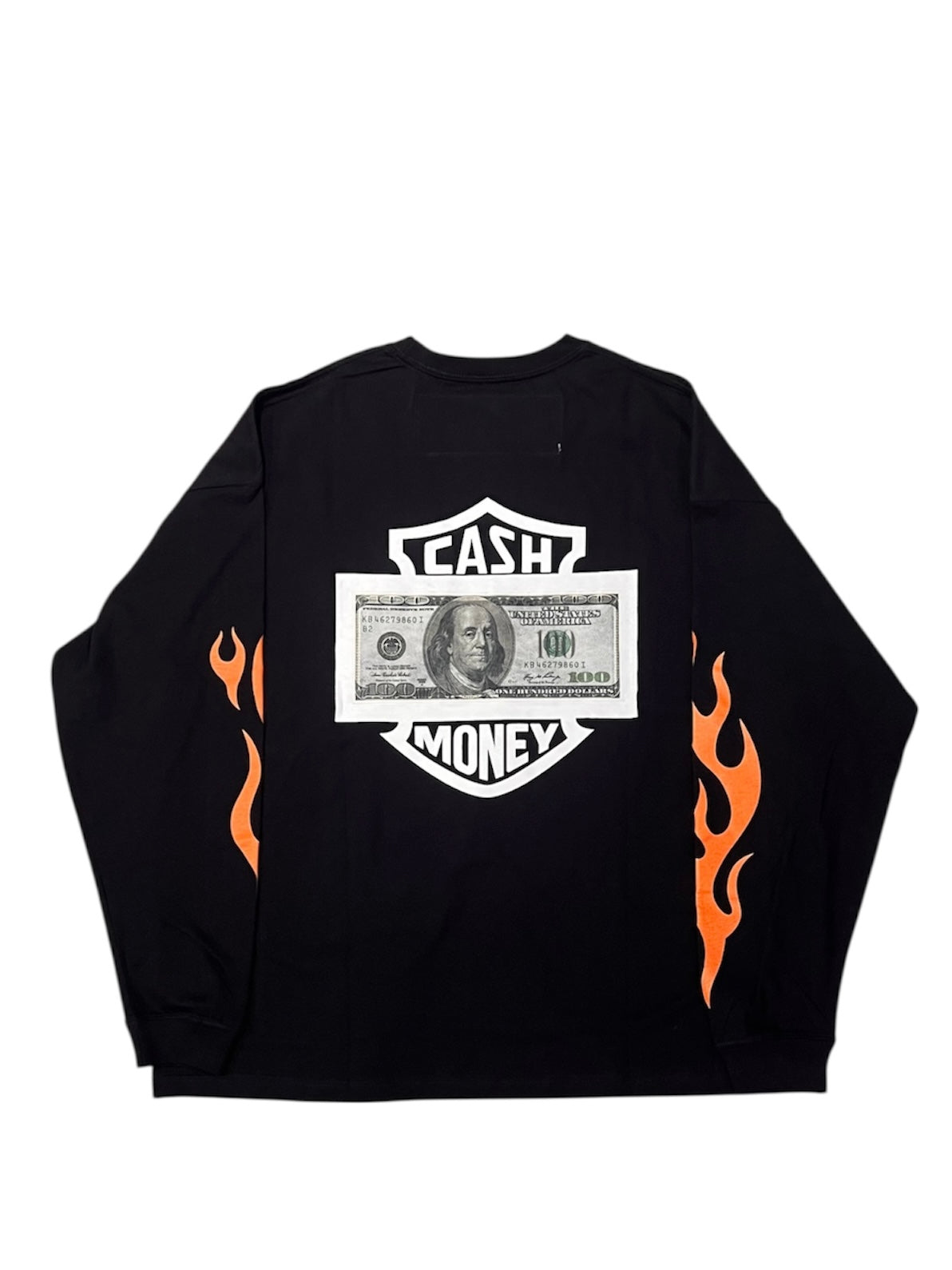 ファイヤーパターン ワイルドシルエットLSシャツ