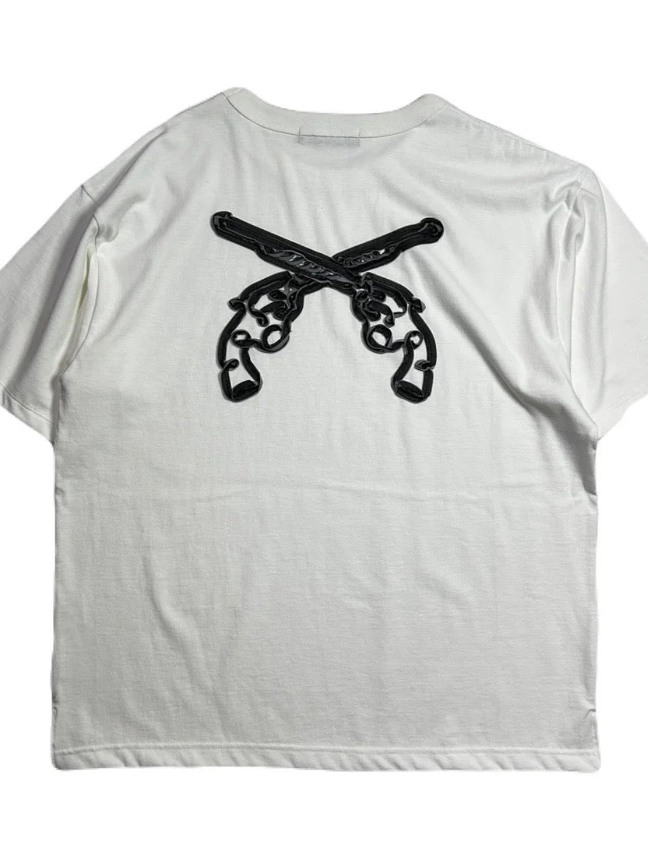CROSSGUN TAPE EMBROIDERY T-SHIRT