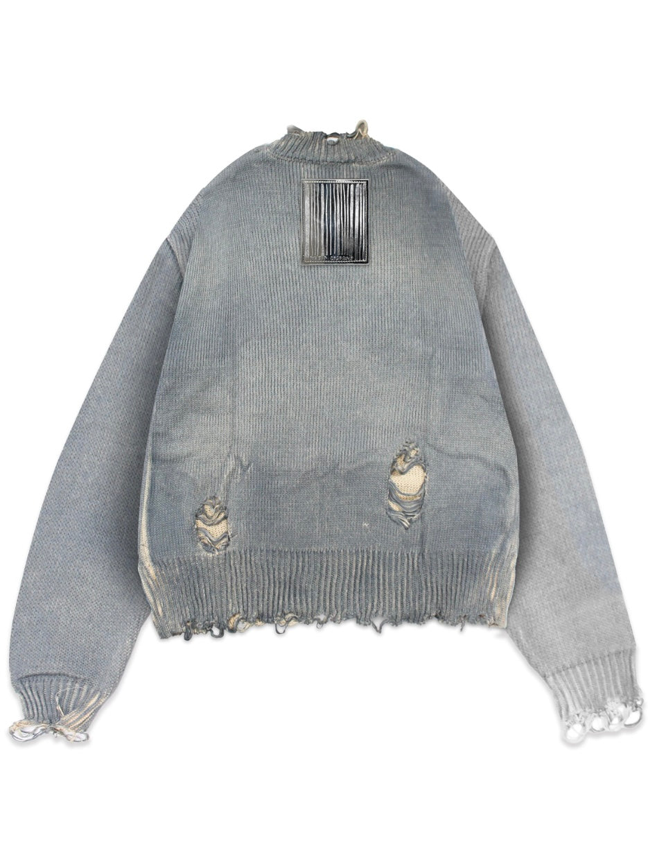 Damage Silver Tag Knit