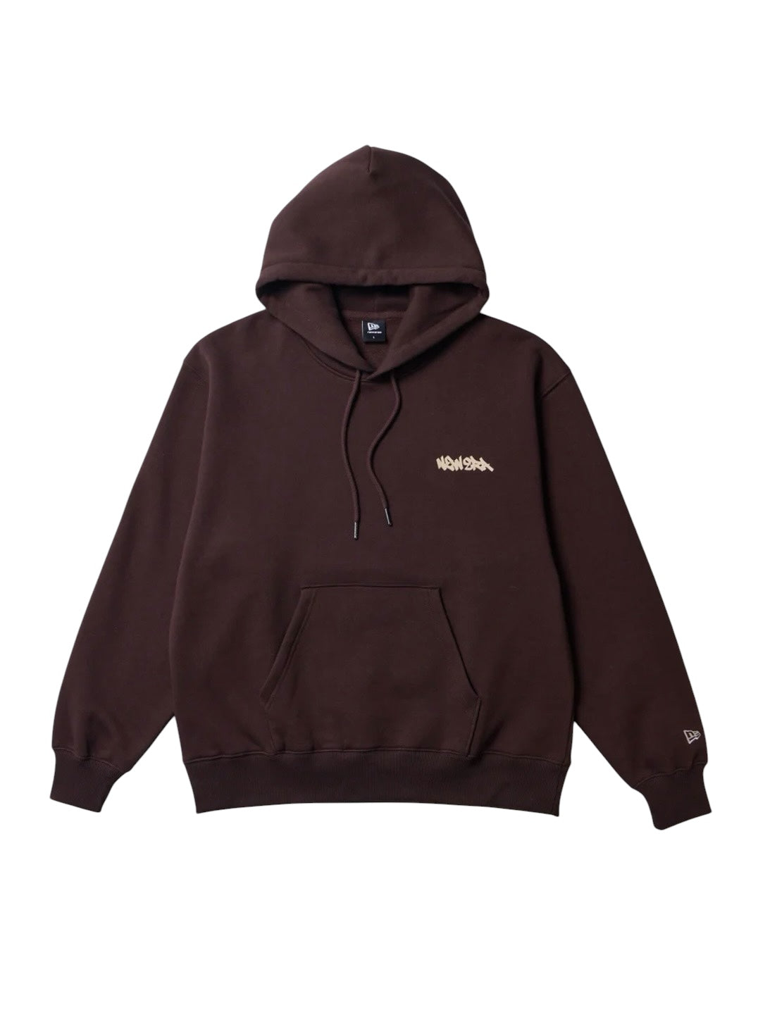オーバーサイズド スウェット プルオーバー フーディー Tagging Logo バーントウッド