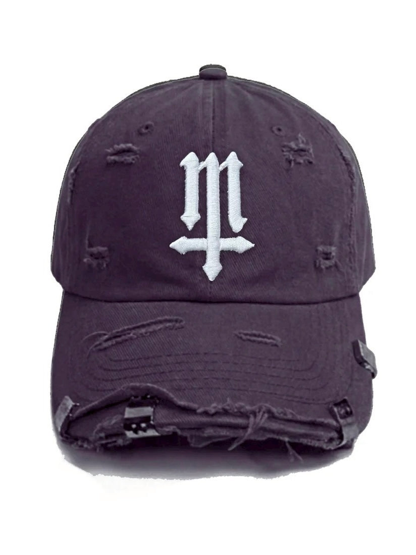 Distress Baseball Cap ''M''(GRAY)