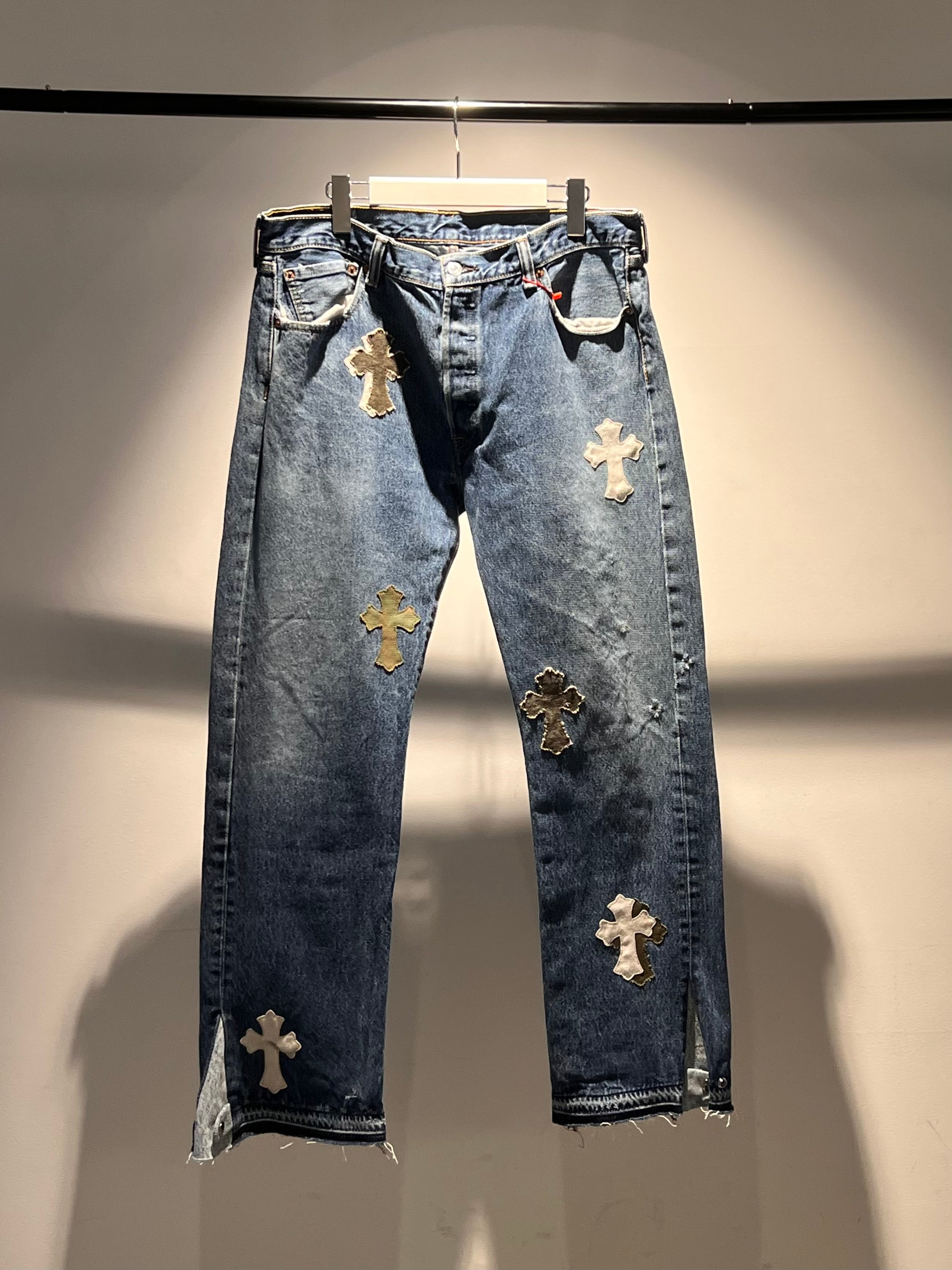 REMAKE CROS PATCH 2WAY DENIM