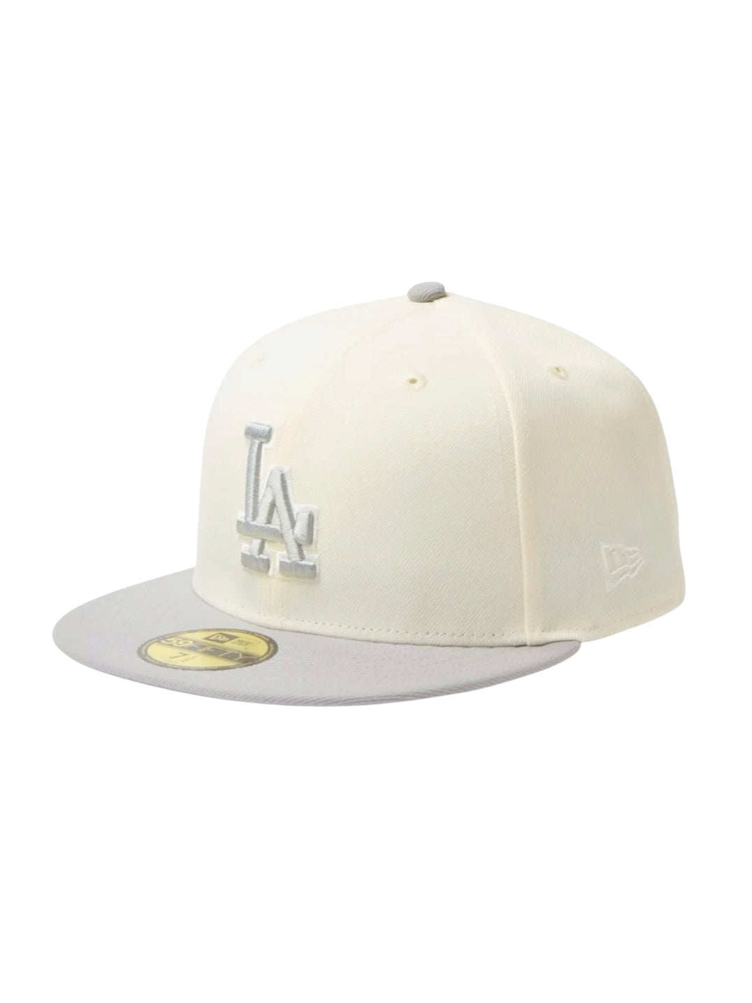 59FIFTY MLB 2-Tone ロサンゼルス・ドジャースクロームホワイト/グレー