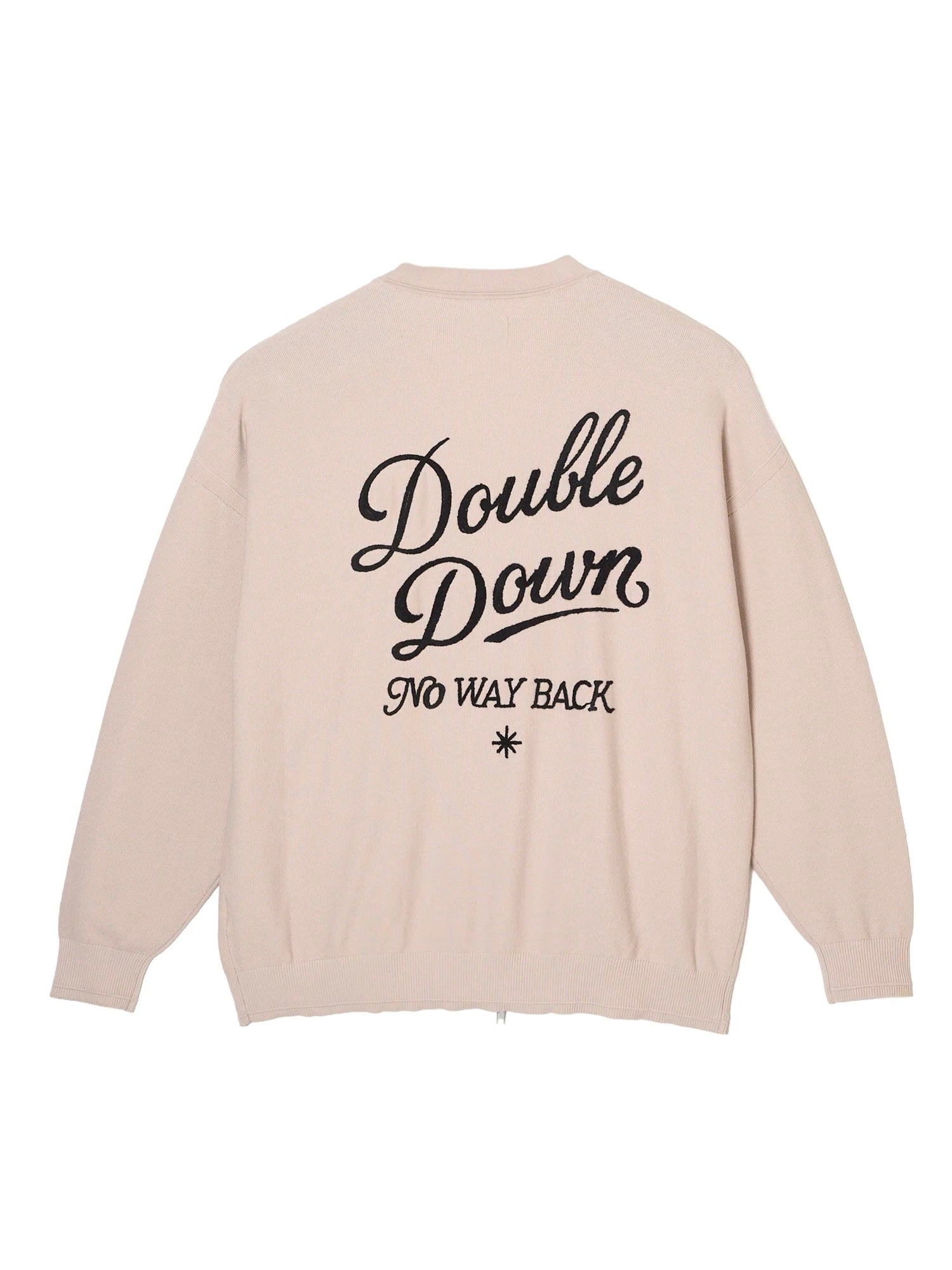 KNIT ZIP CARDIGAN