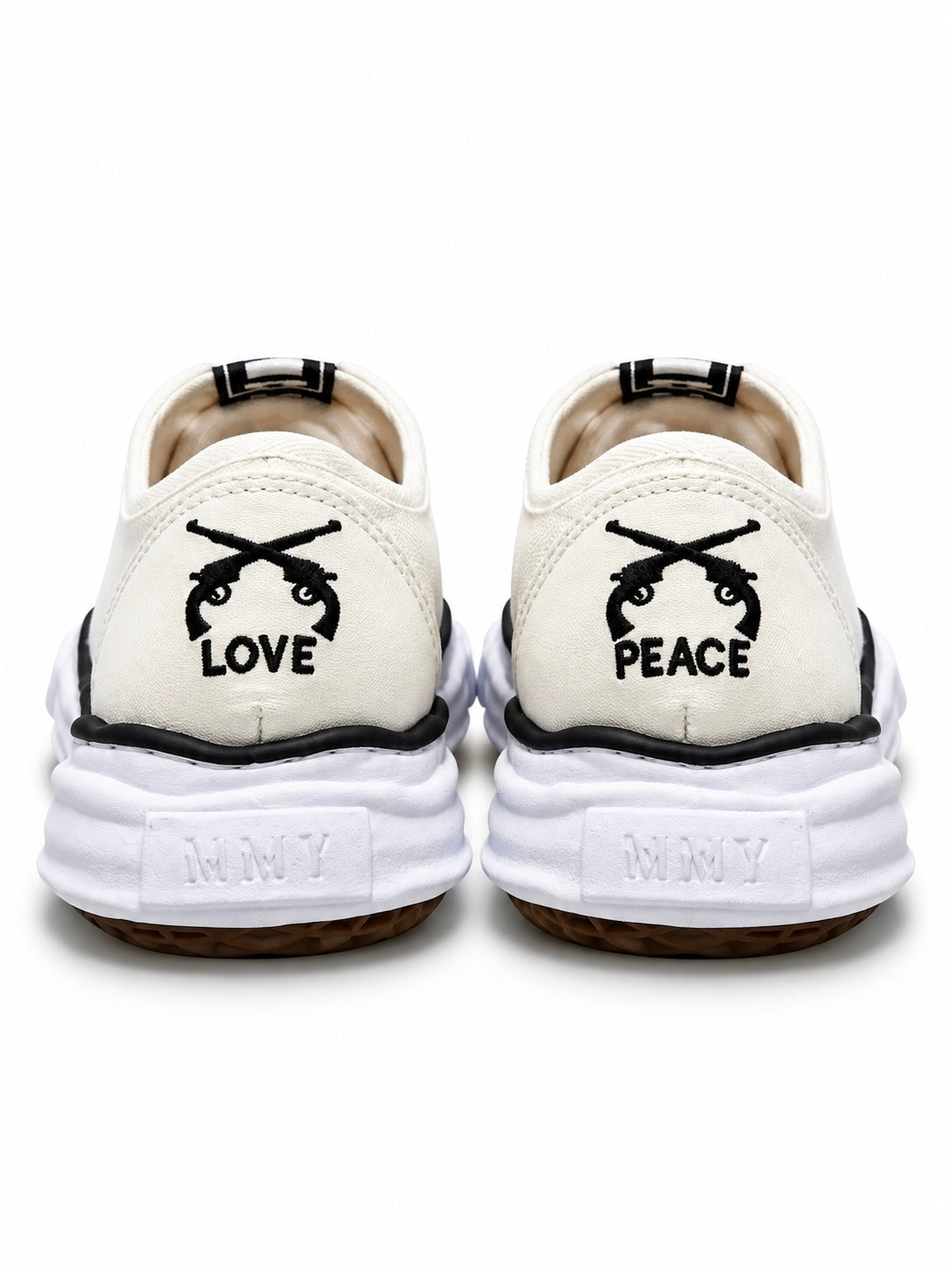 "BAKER" STUDS SLIP-ON SNEAKERS(WHITE×WHITE)