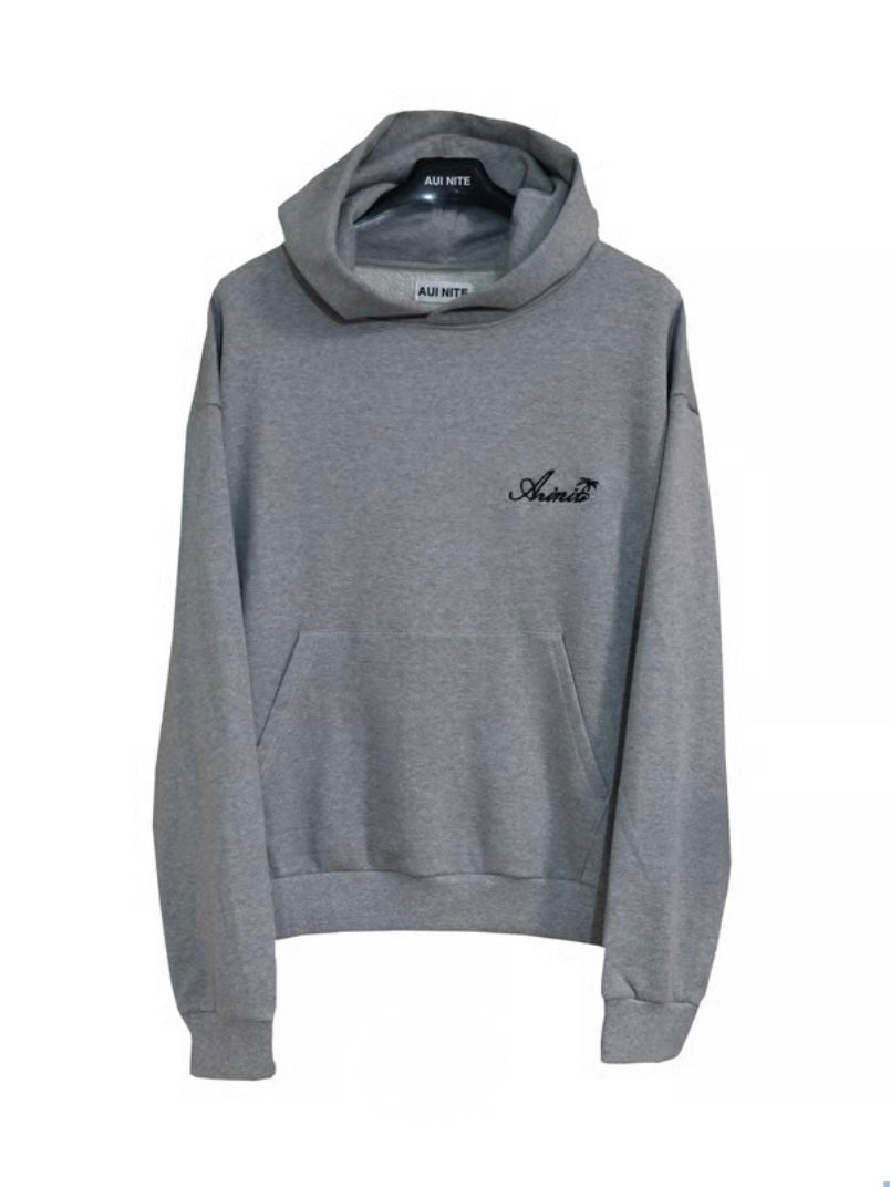 Palmtree logo embroidery hoodie