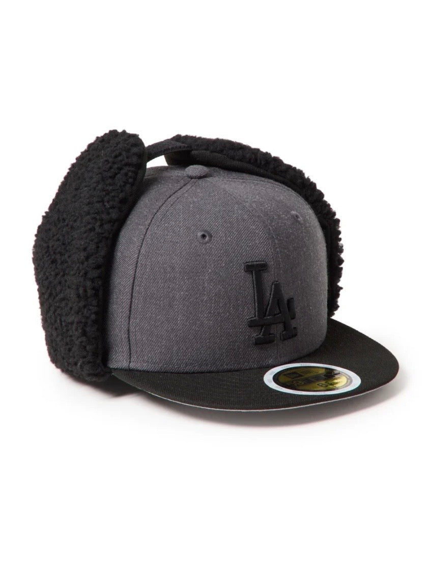キッズ Kid's 59FIFTY Dog Ear ドッグイヤー ロサンゼルス・ドジャース ヘザーグラファイト/ブラック