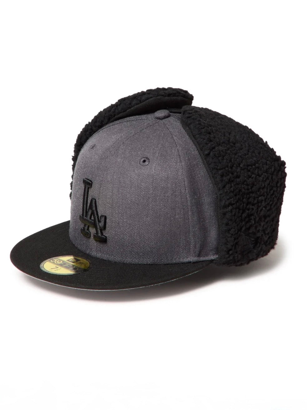 59FIFTY Dog Ear ドッグイヤー ロサンゼルス・ドジャース ヘザーグラファイト/ブラック