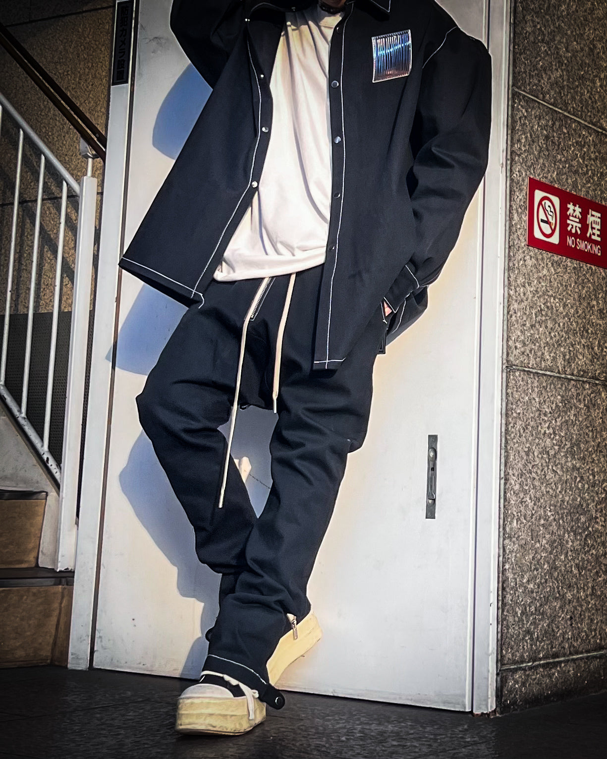 2Way Sarouel Denim Pants ''FROGMAN''