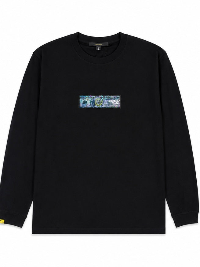 DO YOU WANT シークイン LS Tシャツ(BLACK)