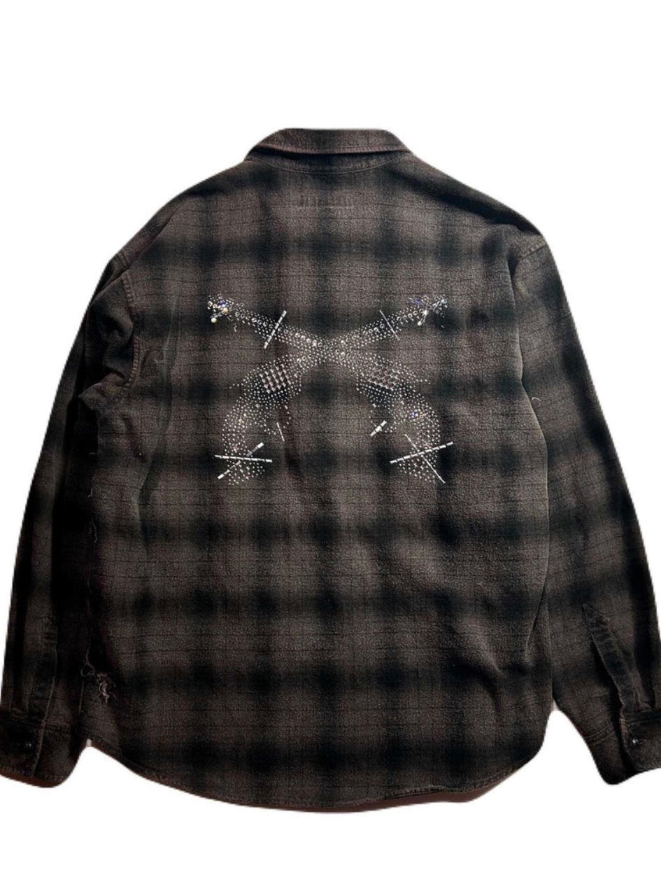 SHGGY CHECK SHIRT METAL