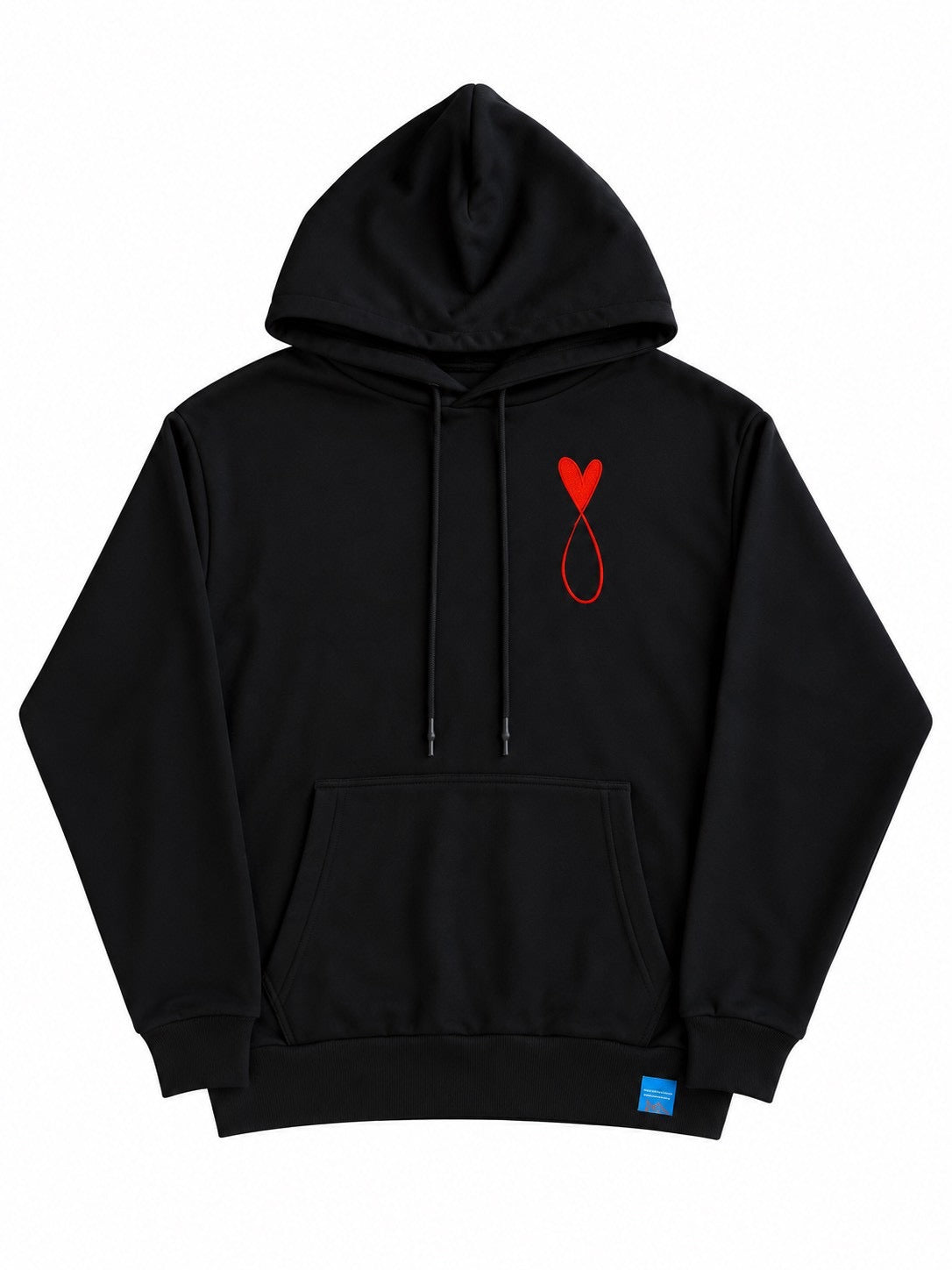 ハートフィッシュビッグロゴフーディー/Black×Red